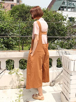 linen wide jumpsuit (3 colors) 
