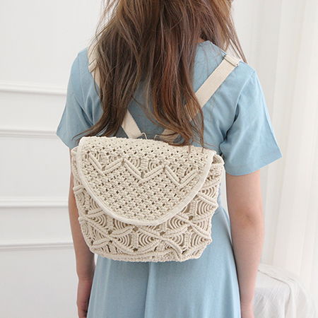 crochet handy backpack