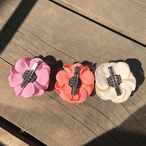 [HAND MADE]FLOWER hairpin(3 colors)