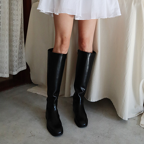 minimal riding boots (2 colors)
