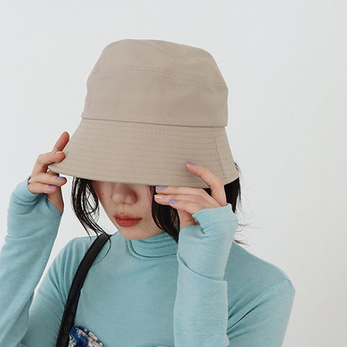 simple round bucket hat (3 colors)