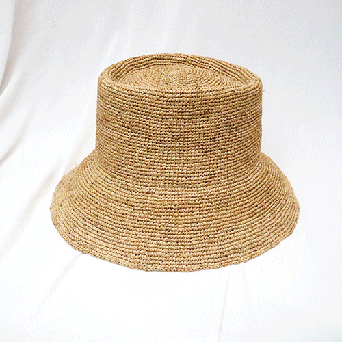 raffia bucket hat