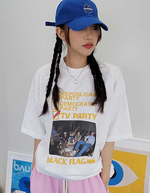 black flag T-shirt (2 colors)
