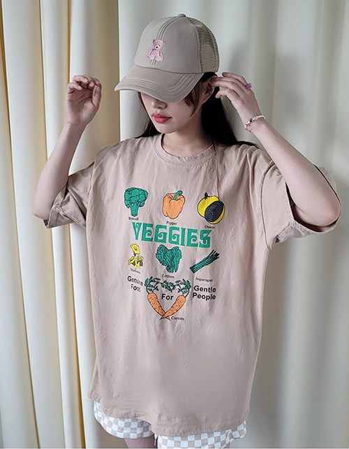 vegetable T-shirt (2 colors)