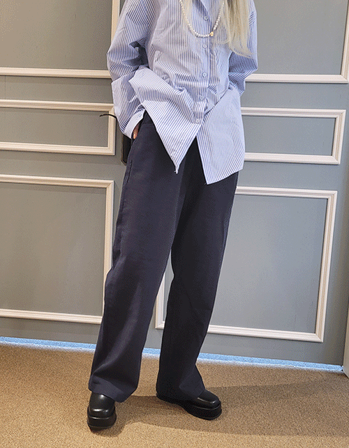 side buckle pants (3 colors)