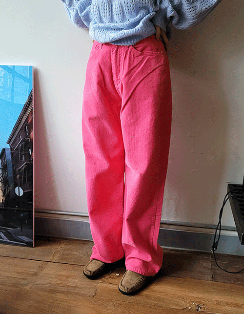 corduroy cozy pants(3 colors)