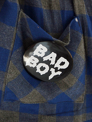 BAD BOY badge