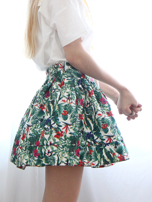 parrot skirt (2color)