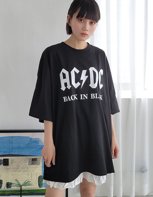 ACDC boxy tee (3 colors)