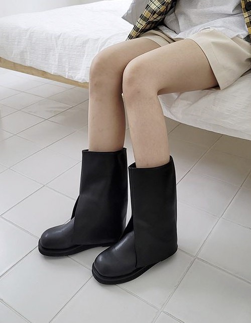 black folding boots (5 size)