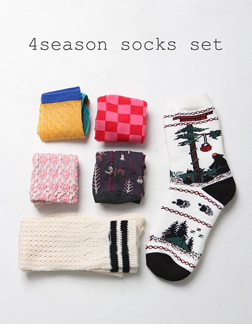 4season socks set