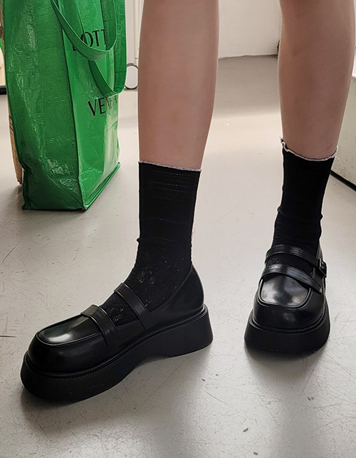 2line platform black mary jane shoes (2 type)