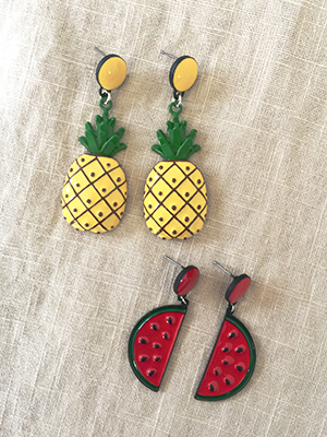 fruit earring (2 types)