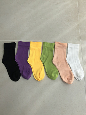 color light socks (6 colors)