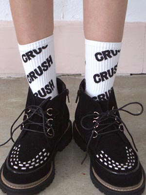 CRUSH initial socks (4 colors)