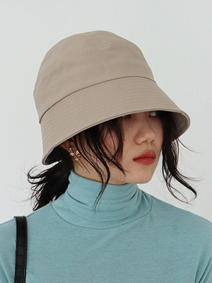 simple round bucket hat (3 colors)