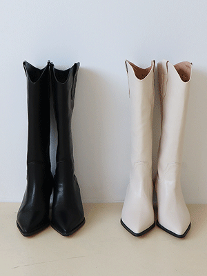 minimal western boots (2 colors)
