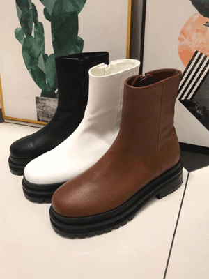 platform middle boots (3 colors)