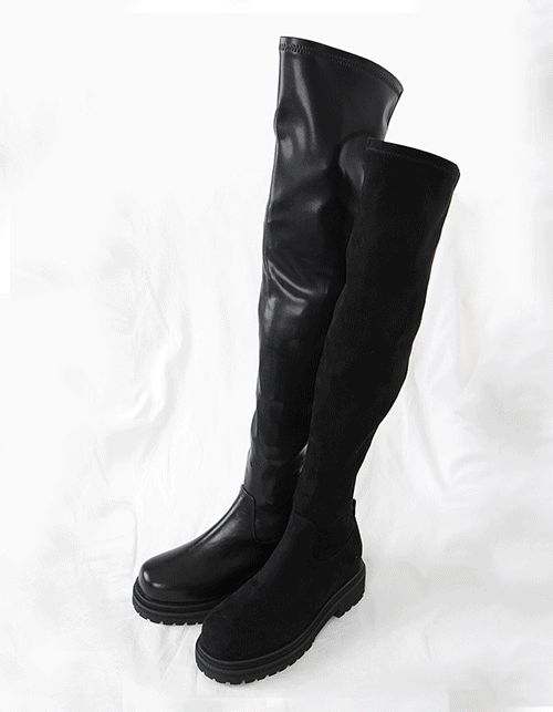 winter thigh high boots (2 types)