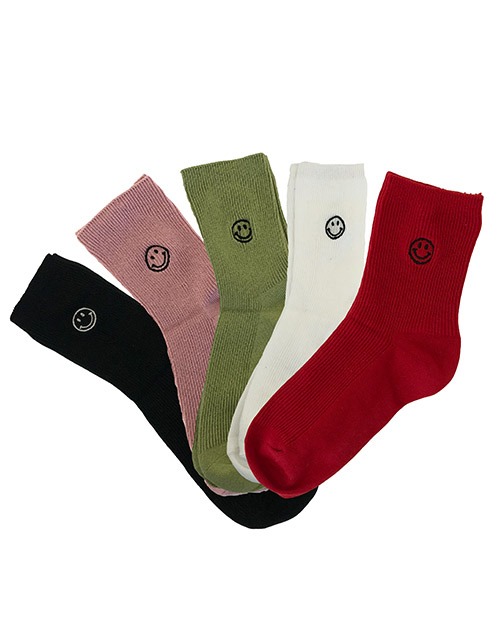 smile basic socks (5 colors)